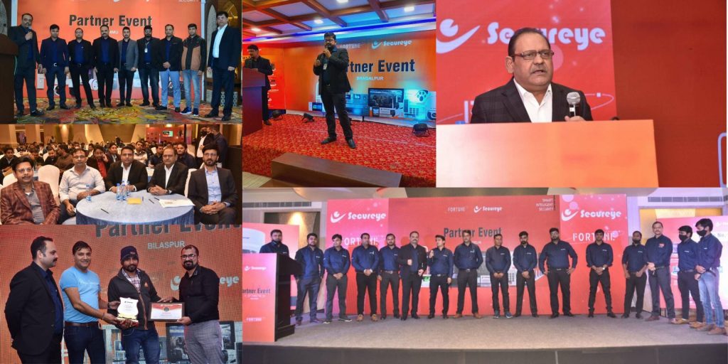 Secureye Channel Partner Events organized in Vapi Bilaspur Ranchi Bhagalpur Delhi Jammu